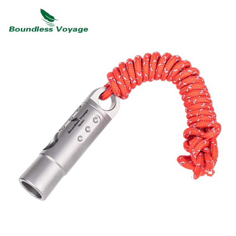 Emergency Whistle Loud - Peluit Titanium pelayaran tanpa batas Gantungan