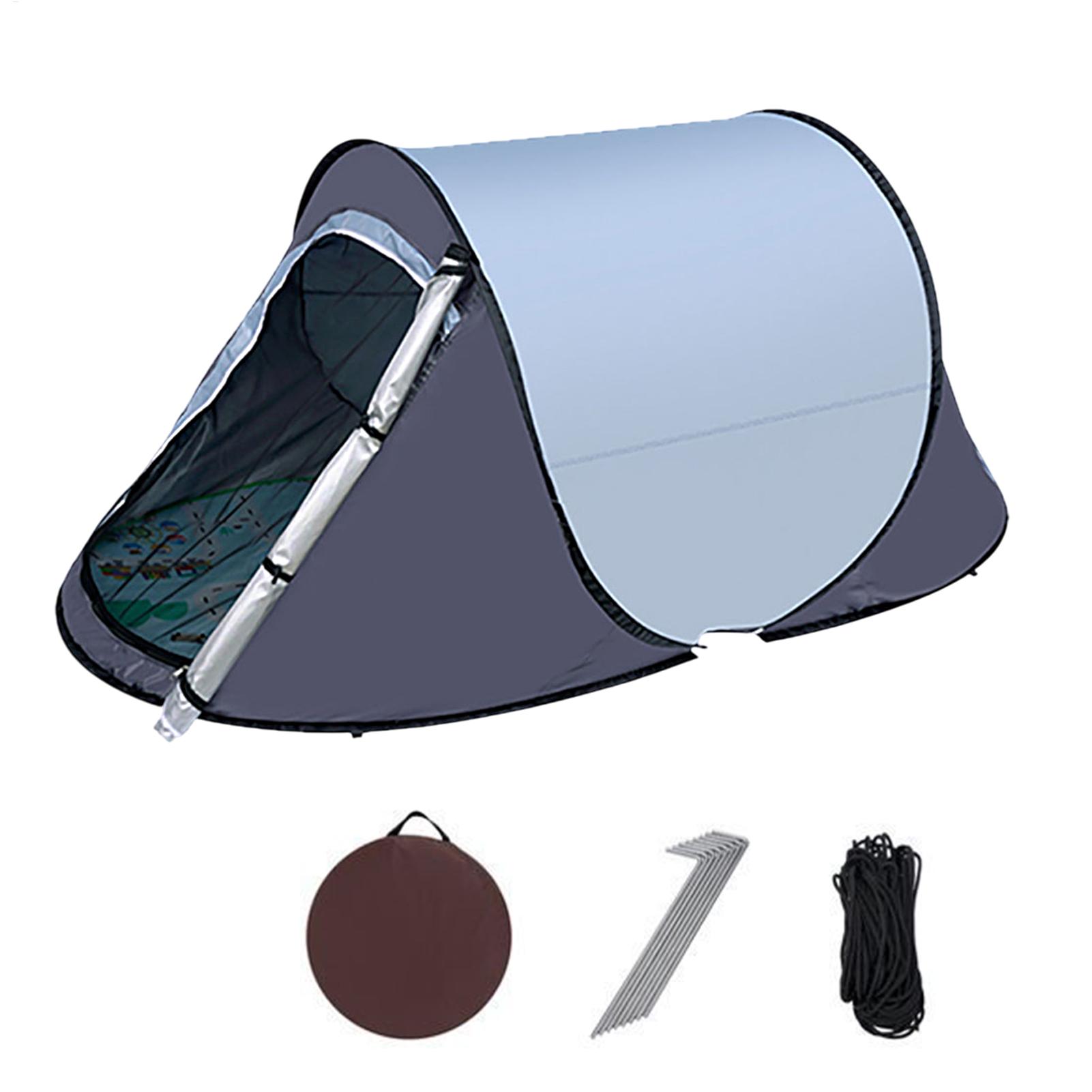Emergency Mylar Tent - Tenda Berkemah Terbuka Otomatis Lemparan Tangan