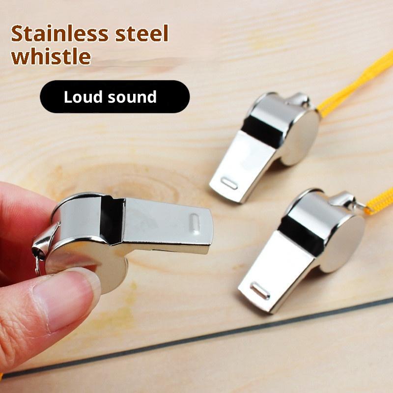 Emergency Whistle Loud - 2 Buah Peluit Baja Tahan Karat