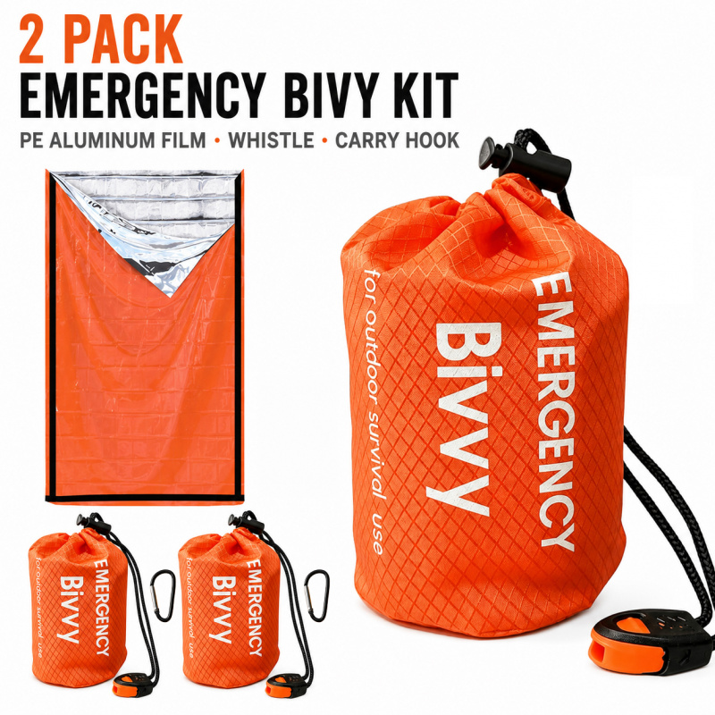 2 Paket Kantong Tidur Darurat, - Bivy Bag Emergency ulasan dan harga