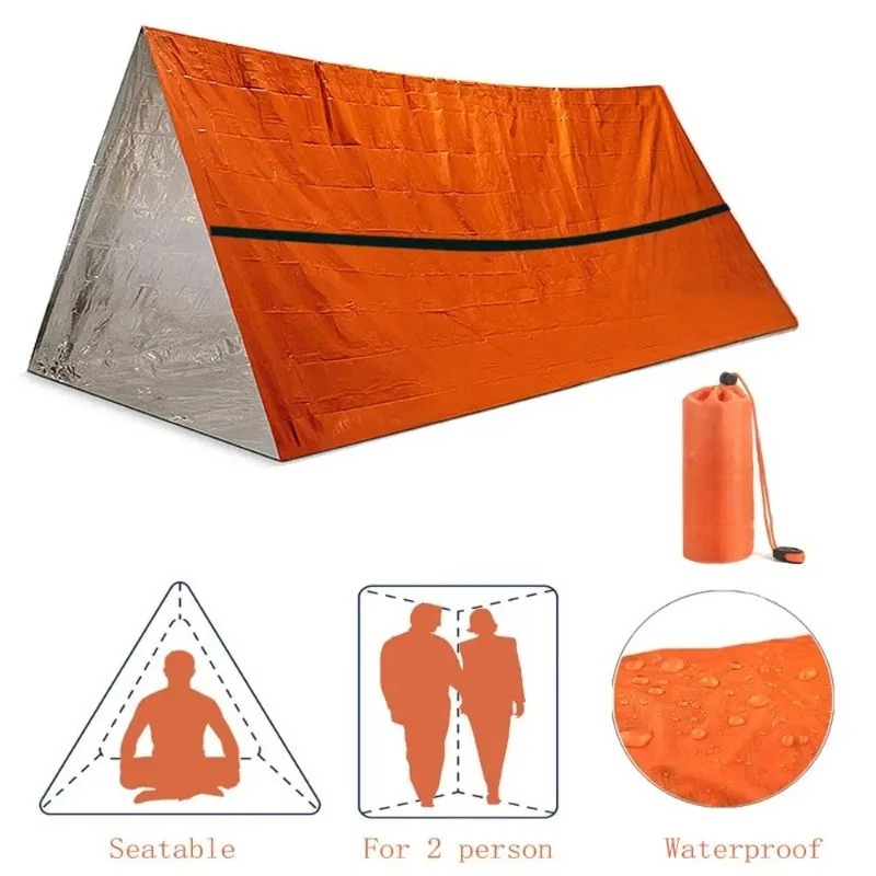 Kit Tenda Darurat 2 Orang, Ten - Emergency Mylar Tent ulasan dan harga