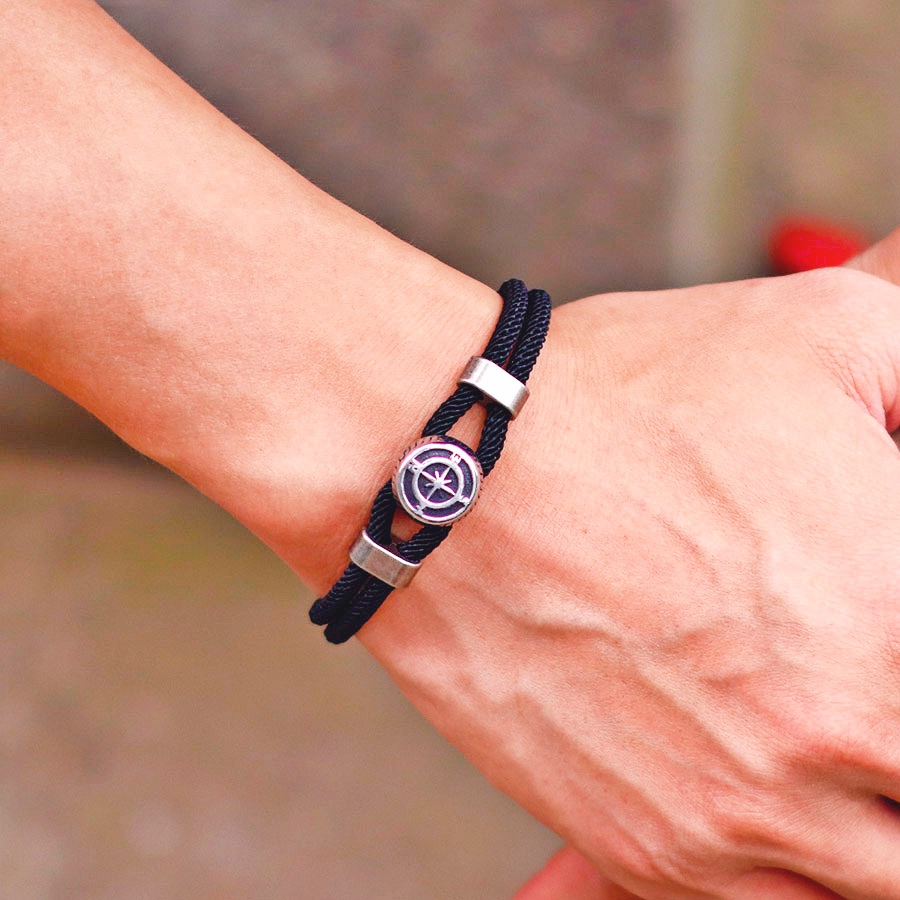 Gelang kompas bahari gaya baja - Compass Lensatic ulasan dan harga