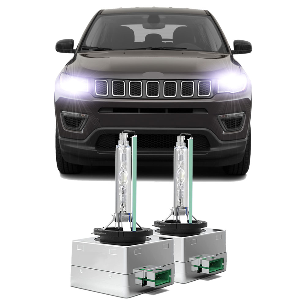 2 buah D3S HID Xenon bohlam la - Compass Lensatic ulasan dan harga