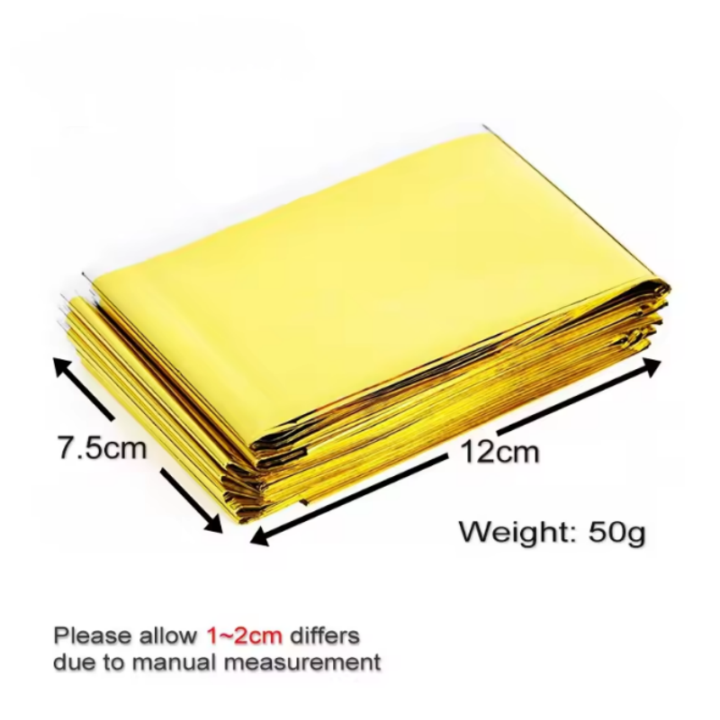 Selimut Survival Anti Angin An - Survival Blanket Reflective ulasan dan harga