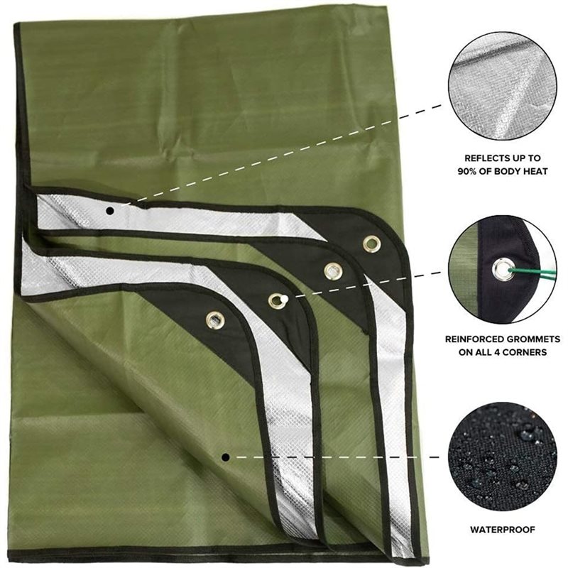 Terpal Isolasi yang Dapat Digu - Survival Blanket Reflective ulasan dan harga