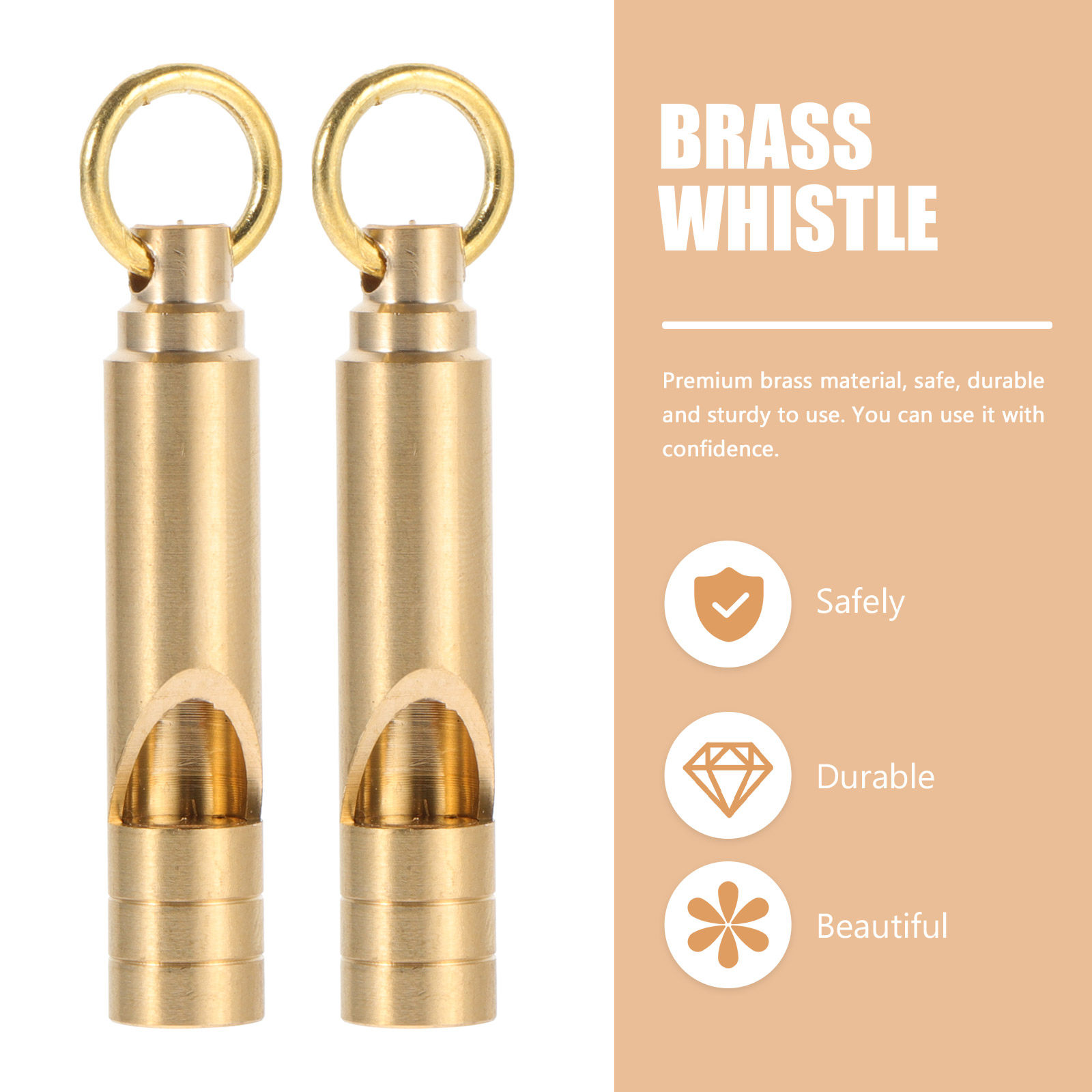 2Pcs Gantungan Kunci Peluit Ku - Emergency Whistle Loud ulasan dan harga