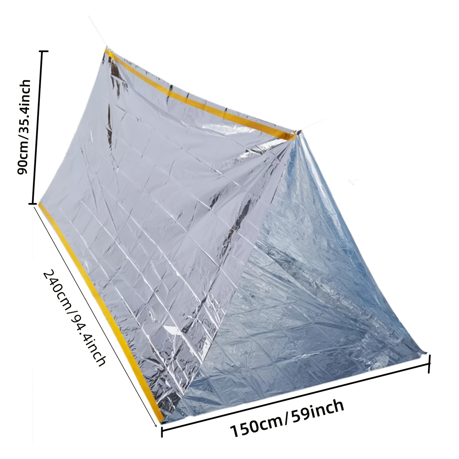 Tenda Termal Darurat & Kantong - Emergency Mylar Tent ulasan dan harga