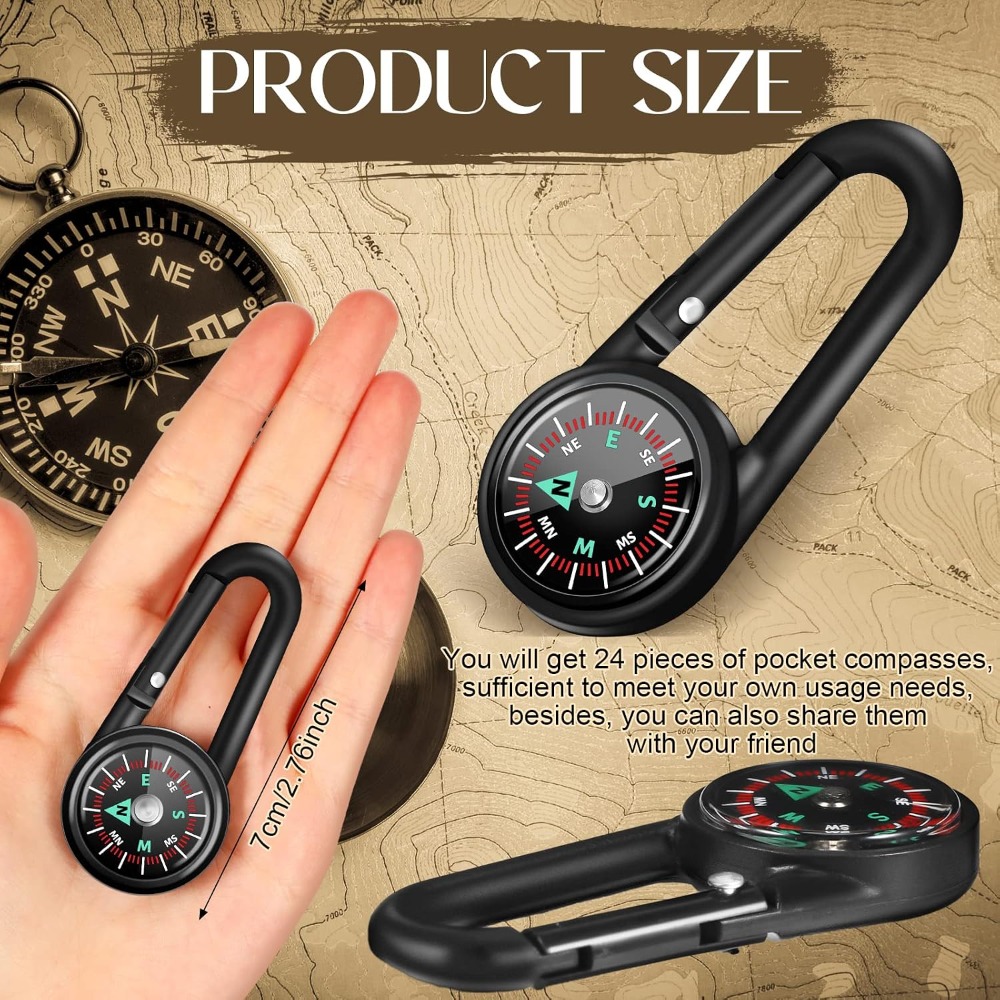 6-50 Buah Gantungan Kunci Komp - Compass Lensatic ulasan dan harga