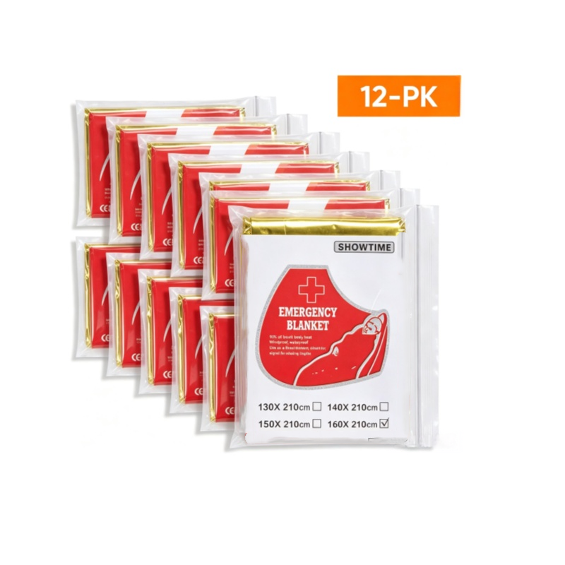 12 Buah Selimut Darurat Foil E - Survival Blanket Reflective ulasan dan harga