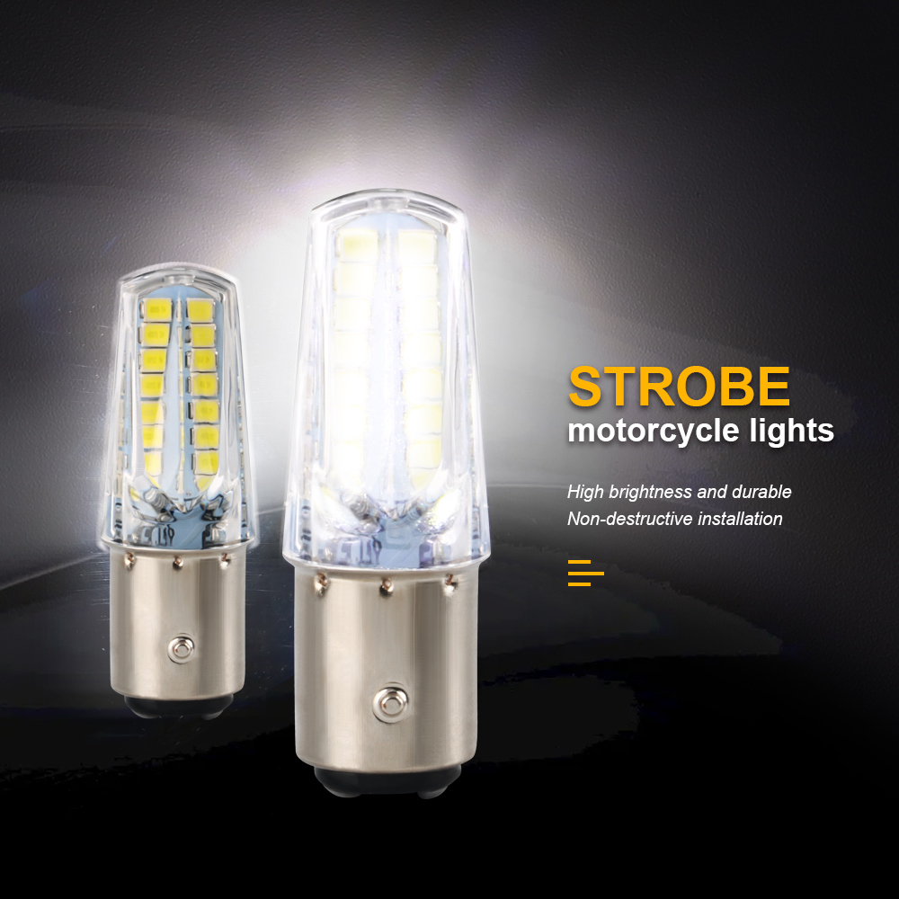 1 buah lampu Led sepeda motor  - Sos Light Strobe ulasan dan harga
