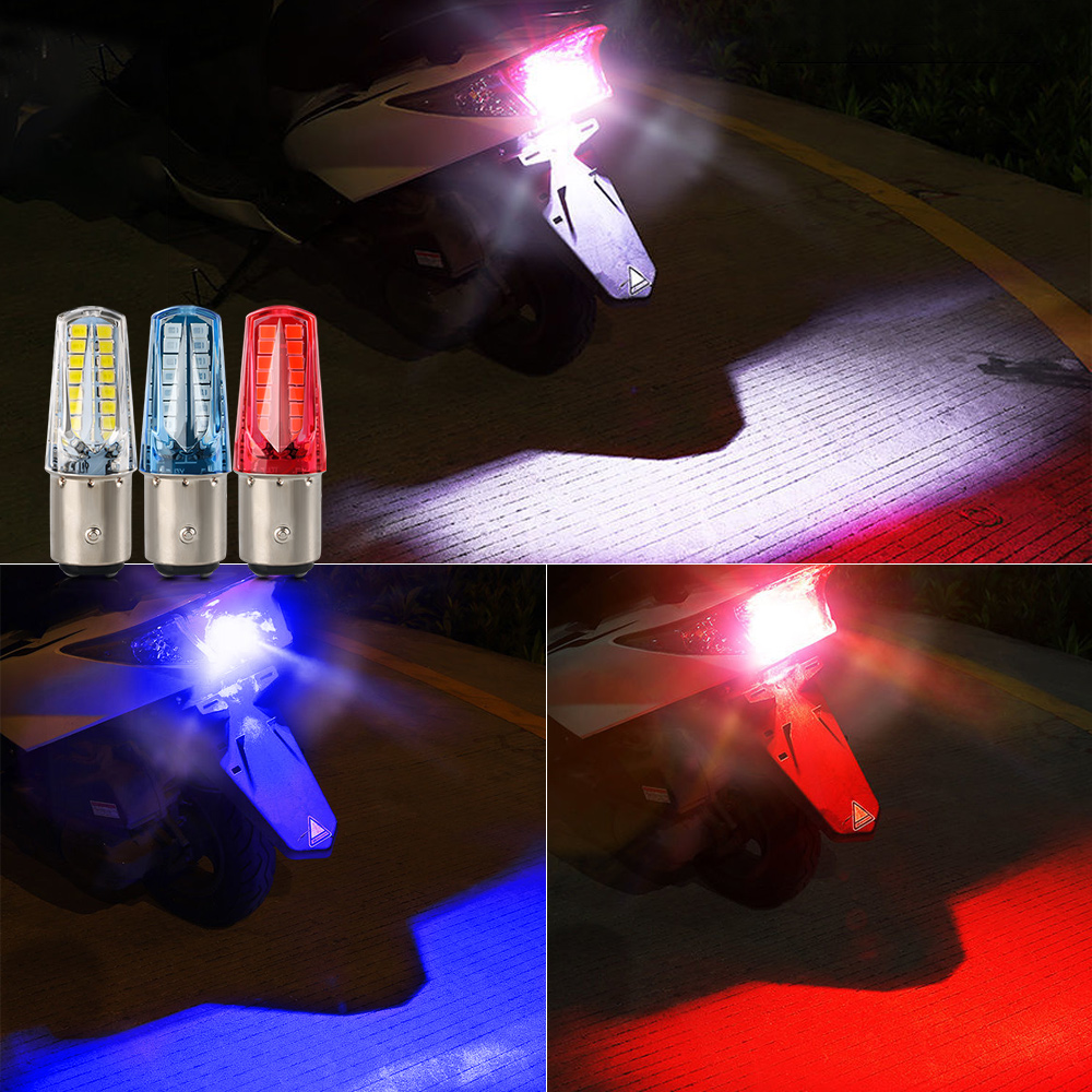 1 buah lampu Led sepeda motor  - Sos Light Strobe ulasan dan harga